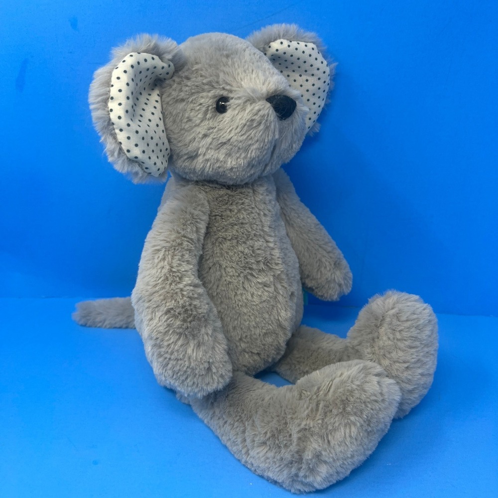 Manhattan Koala Bear Plush Gray Polka Dot Ears Soft Stuffed Animal Nursery Toy - Picture 10 of 16